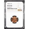 Image 1 : 1946-S LINCOLN CENT MS66RD NGC