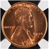 Image 2 : 1946-S LINCOLN CENT MS66RD NGC