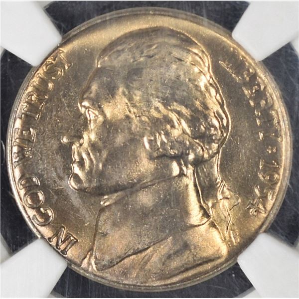 1954-D 5C MS64 5FS NGC