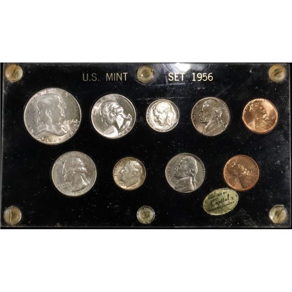 1956 US MINT SET IN CAPITAL HOLDER