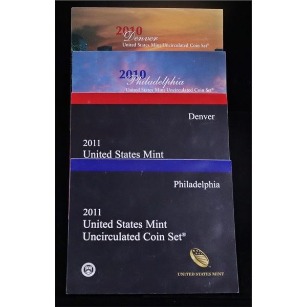 2010 & 2011 US MINT SETS