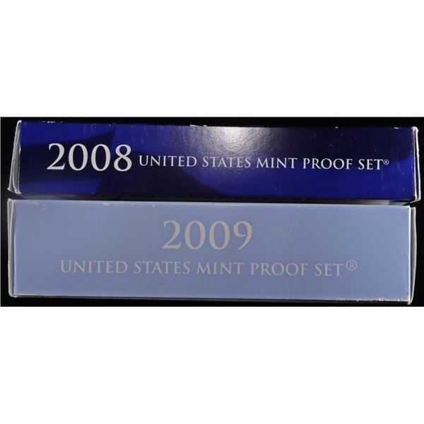2008 & 2009 US PROOF SETS