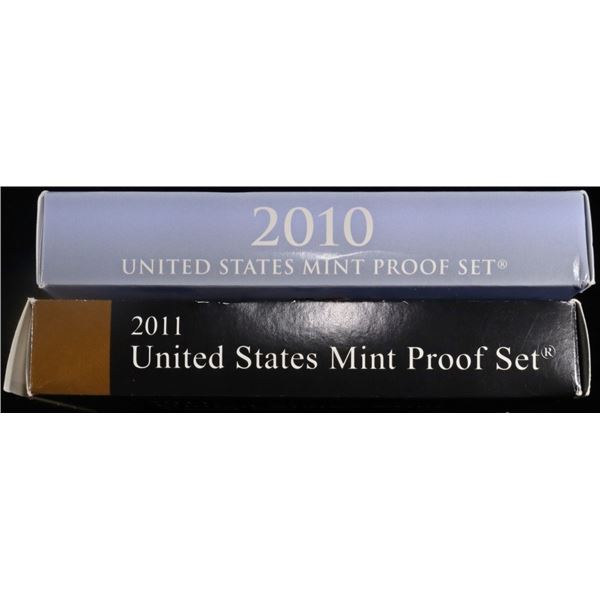 2010 & 2011 US PROOF SETS
