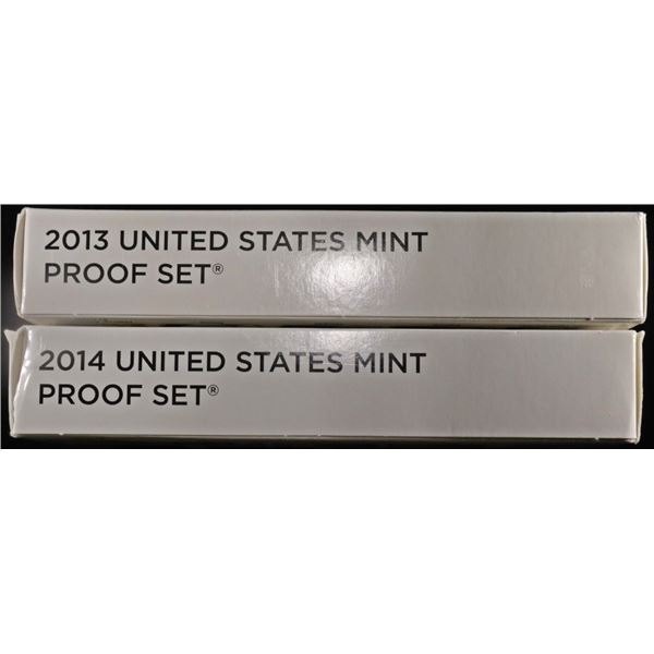 2013 & 2014 US PROOF SETS