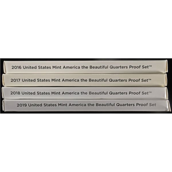2016-2019 US CLAD QUARTERS PROOF SETS