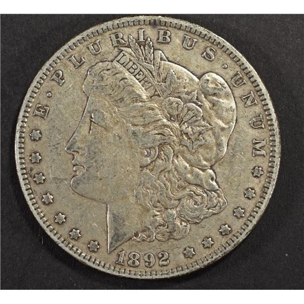 1892 MORGAN DOLLAR XF