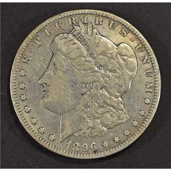 1896-S MORGAN DOLLAR VF