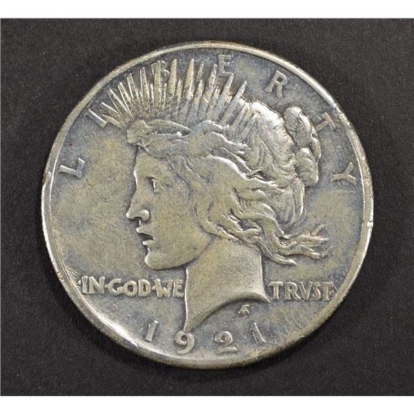 1921 PEACE DOLLAR VF