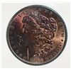 Image 2 : 1886 MORGAN DOLLAR PCI SUPERB GEM BU, NICE COLOR