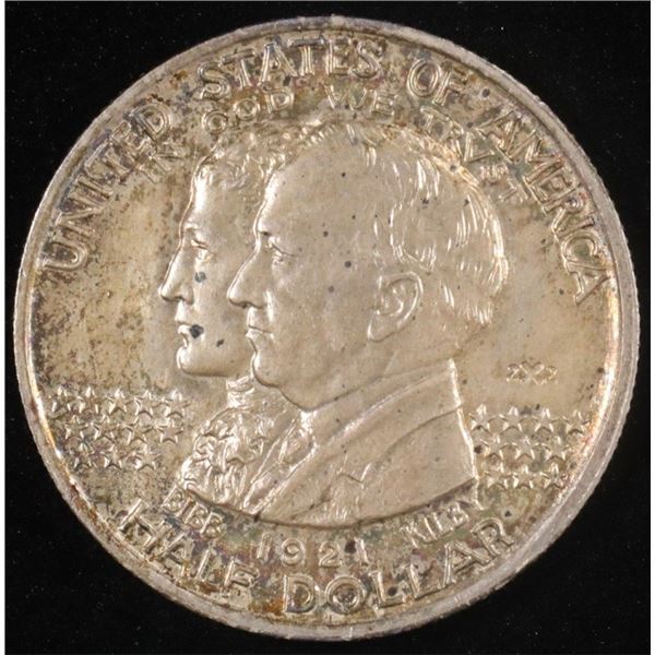 1921 ALABAMA 2X2 SILVER COMMEM HALF GEM BU