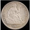 Image 1 : 1860 SEATED LIBERTY HALF DIME NICE ORIG BU