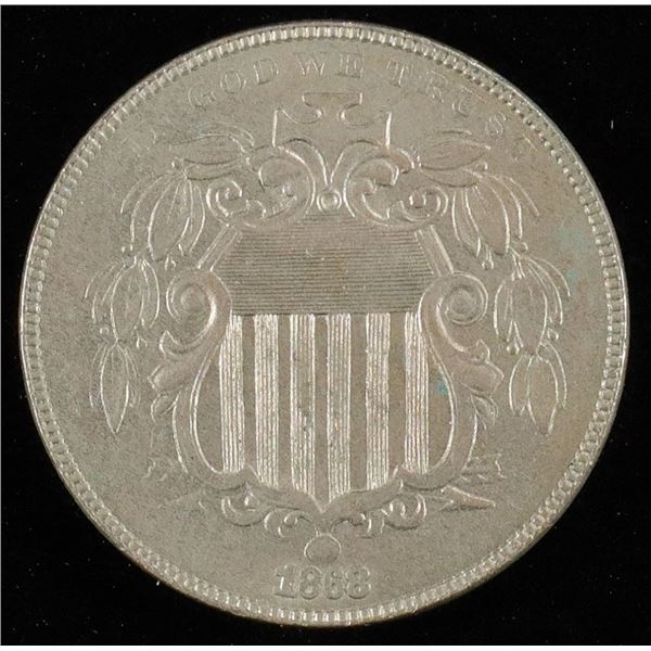 1868 SHIELD NICKEL NICE ORIG BU