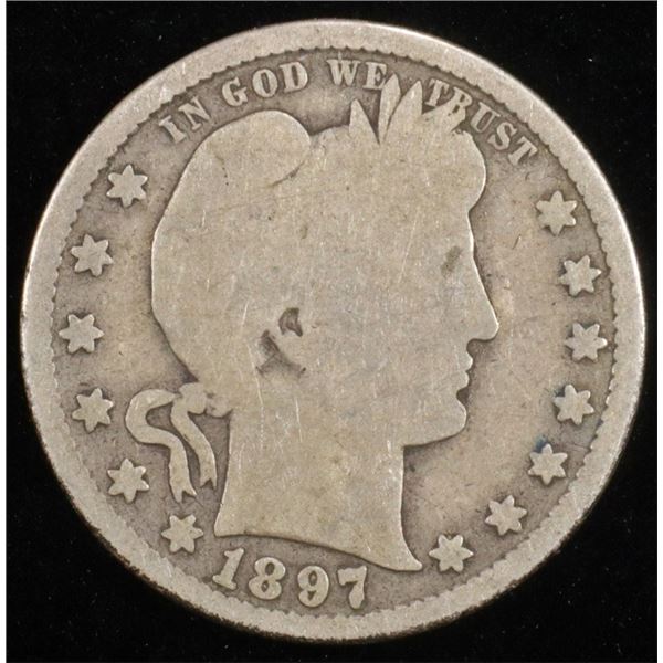 1897-S BARBER QUARTER GOOD