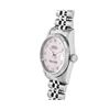 Image 3 : Rolex Ladies Stainless Steel Midsize 31MM Cream Arabic Dial 18K Gold Fluted Beze