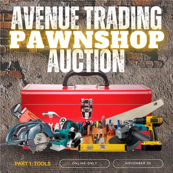 WELCOME TO KASTNER AUCTIONS PART 1 OF AVENUE TRADING POST PAWNSHOPS ONSITE ONLINE AUCTION!