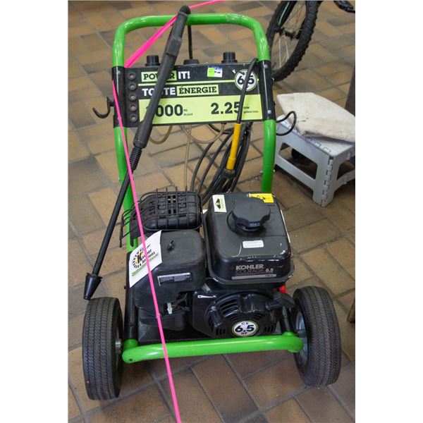 POWER IT 6.5 HP 3000PSI GAS PRESSURE WASHER