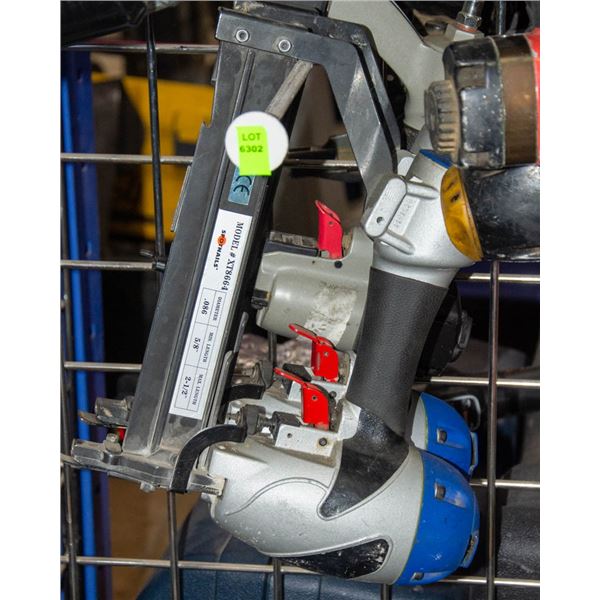 LOT OF 2 SPOTNAILS 5/8"-2 1/2" AIR NAIL GUNS; MOD#