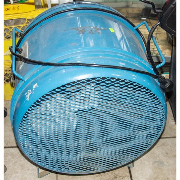 BLUE ELECTRIC CONSTRUCTION HEATER