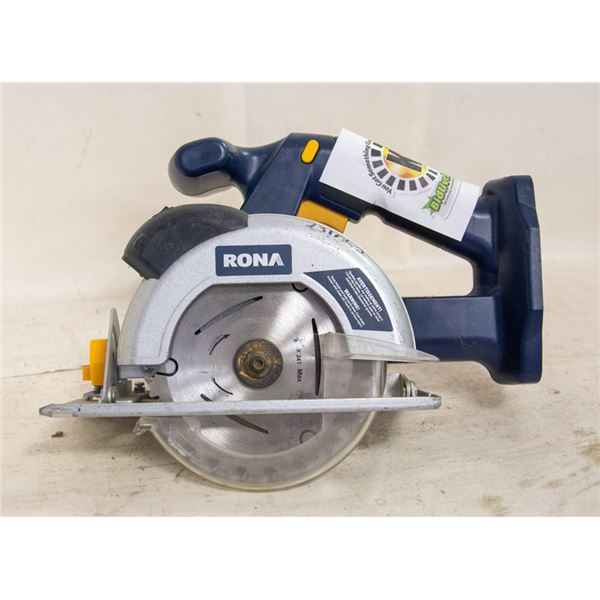 RONA 5 1/2" CORDLESS CIRCULAR SAW *NO BATTERY*