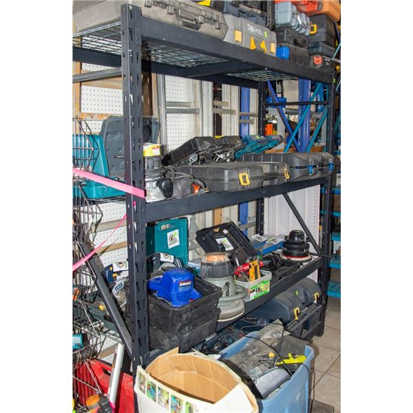 BLACK 4 TEIR HD PALLET RACKING UNIT - MUST PICK-UP