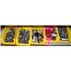 Image 1 : FIVE BINS OF ASSORTED HANDTOOLS AND HARDWARE