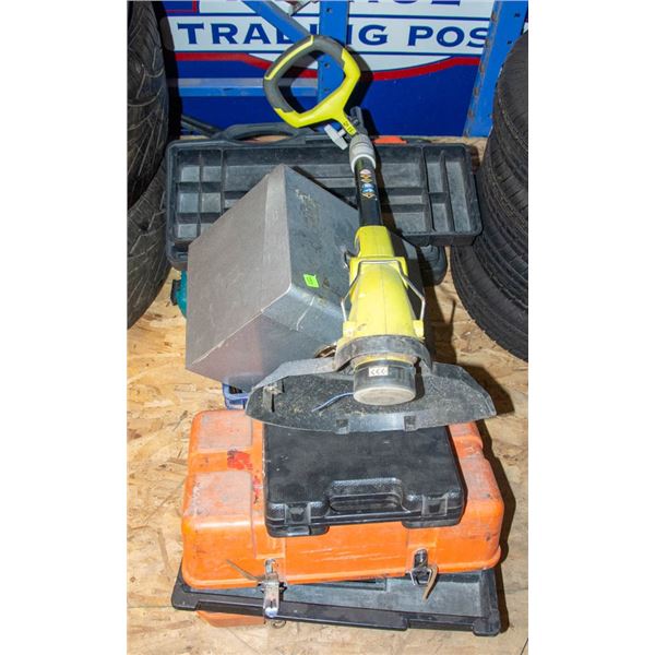 LOT OF ASSORTED EMPTY TOOL KITS, ETC