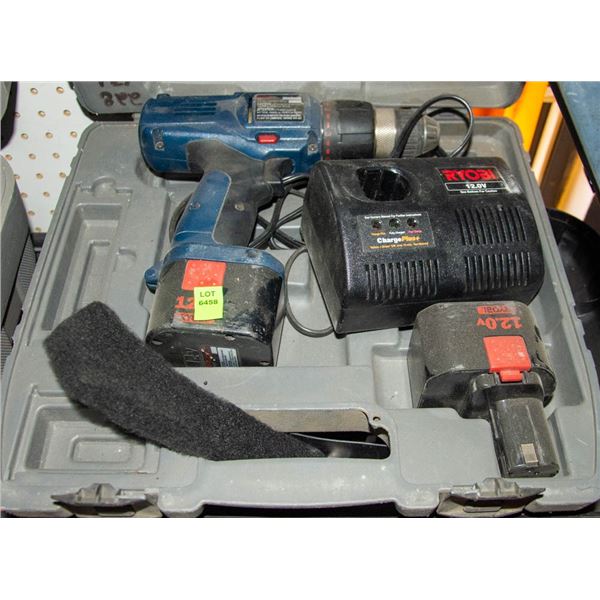 RYOBI 12V CORDLESS DRILL KIT