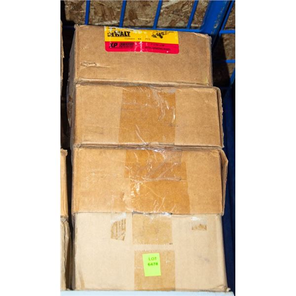 LOT OF FOUR - DEWALT 10 PACK METAL GRINDING