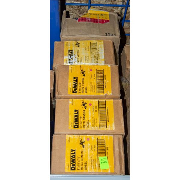 LOT OF FIVE - DEWALT 10 PACK METAL GRINDING
