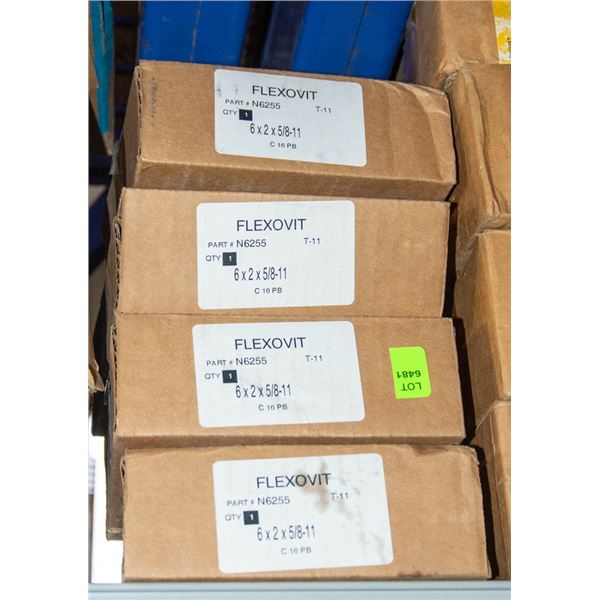 LOT OF FOUR - FLEXOVIT SINGLE PACK OF CONCRETE