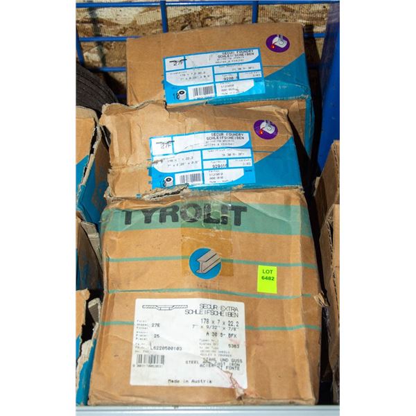 THREE BOXES OF SCHLEIFSCHEIBEN SECURE EXTRA