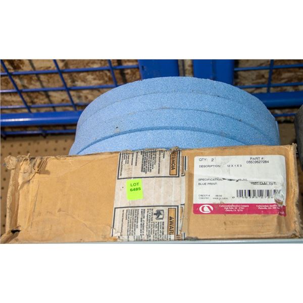 LOT OF SIX- METALIST CERAMIC ALUMINA 12X1X3