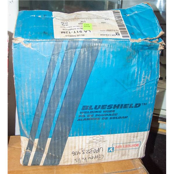 ONE BOX OF BLUE SHIELD 1/16" WELDING WIRE