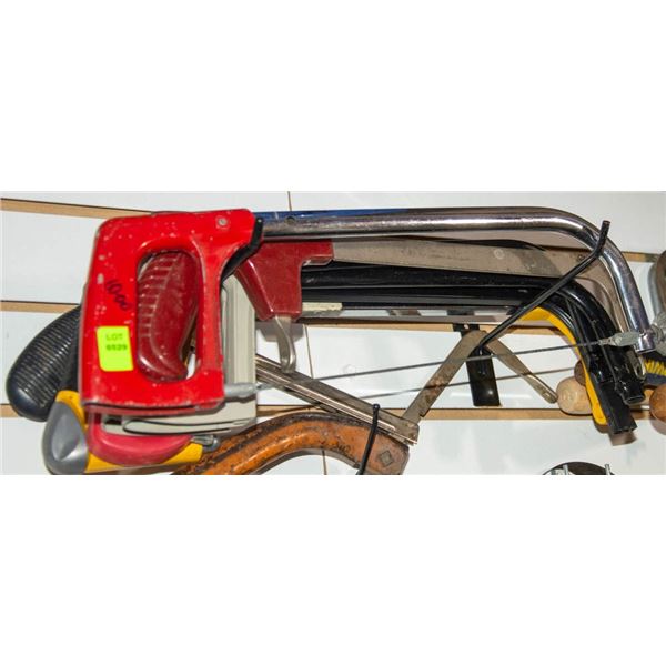LARGE LOT OF ASSORTED HAND SAWS