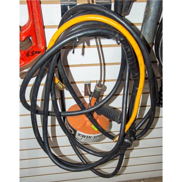 RIGID KWIK SPIN SNAKE AND MISC HOSES