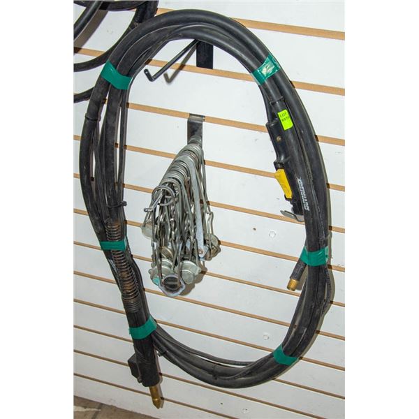 LOT OF ASSORTED WELDING COMPONENTS; TORCH &