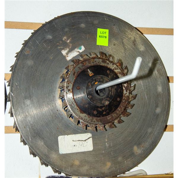 LOT OF MISC SAW BLADES