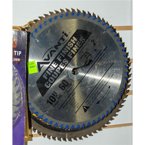 LOT OF MISC SAW BLADES