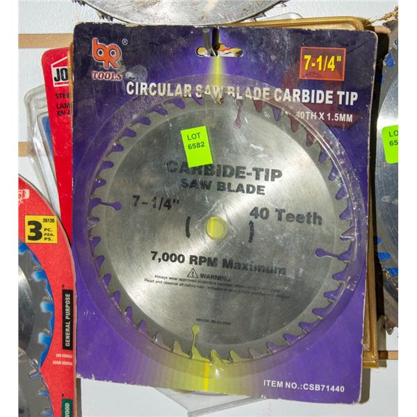LOT OF MISC SAW BLADES