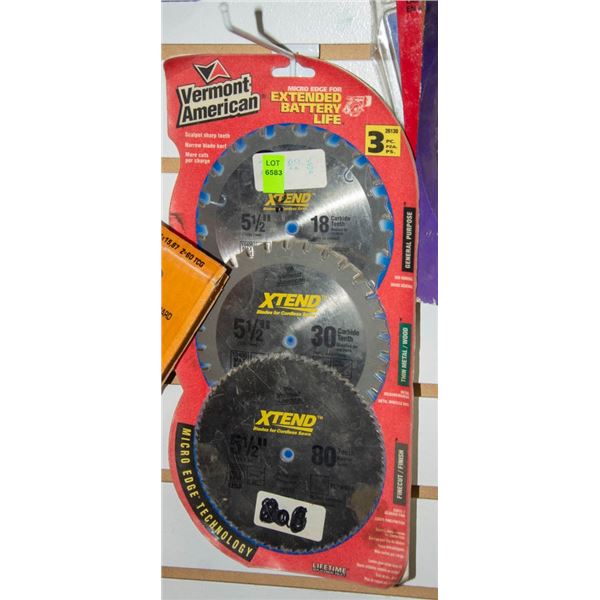 VERMONT AMERICAN 3PCS SAW BLADE SET