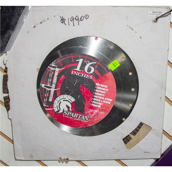 SPARTAN 16" SAW BLADE