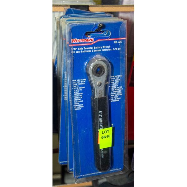 LOT OF EIGHT WESTWARD 5/16" SIDE TERMINAL