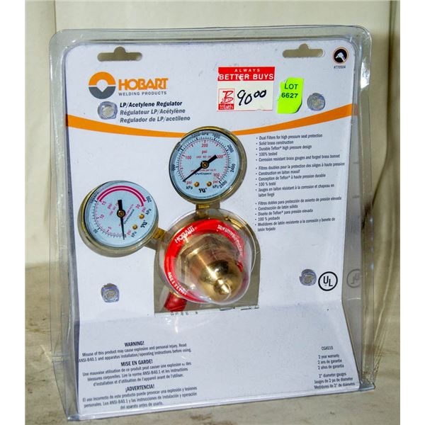HOBART LP/ ACETYLENE REGULATOR