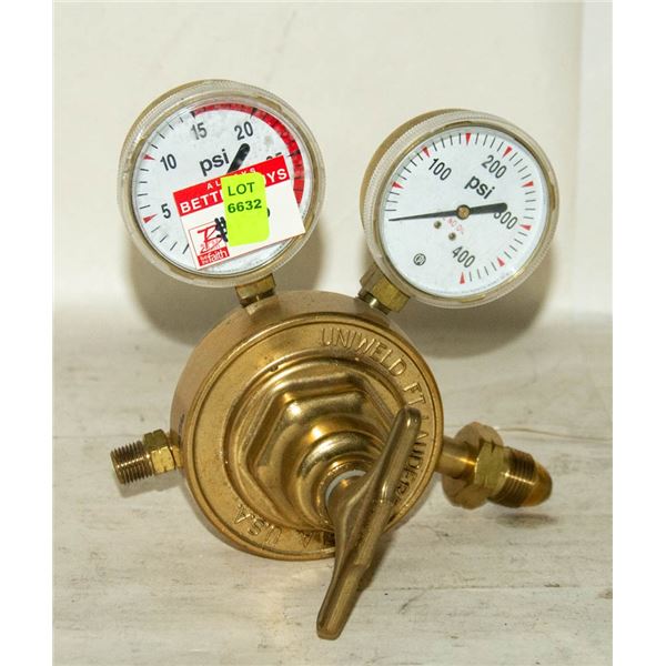 UNIWELD EQUIPMENT PRESSURE GUAGE