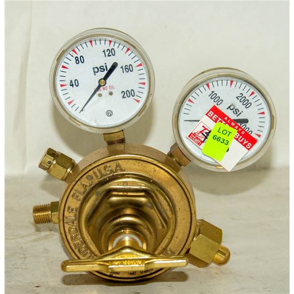 UNIWELD EQUIPMENT PRESSURE GUAGE