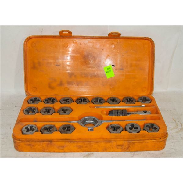 STANDARD TAP AND DIE SET AS IS