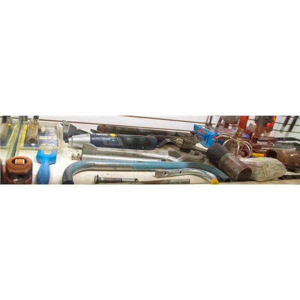 COMPLETE LOWER SHELF CONTENTS OF SHOWCASE;