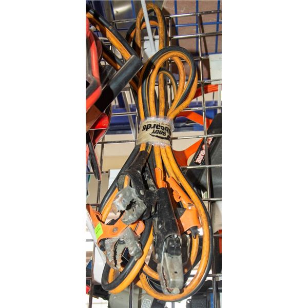 LOT OF HEAVY DUTY BOOSTER CABLES