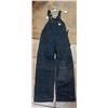 Image 1 : BLACK CARHARTT DUCK BIB OVERALLS SIZE 32X32