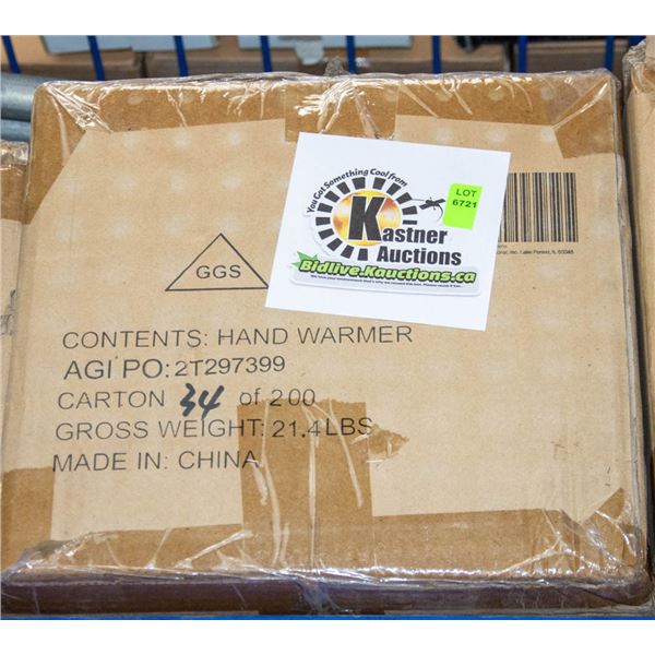CASE OF CONDOR HAND WARMERS